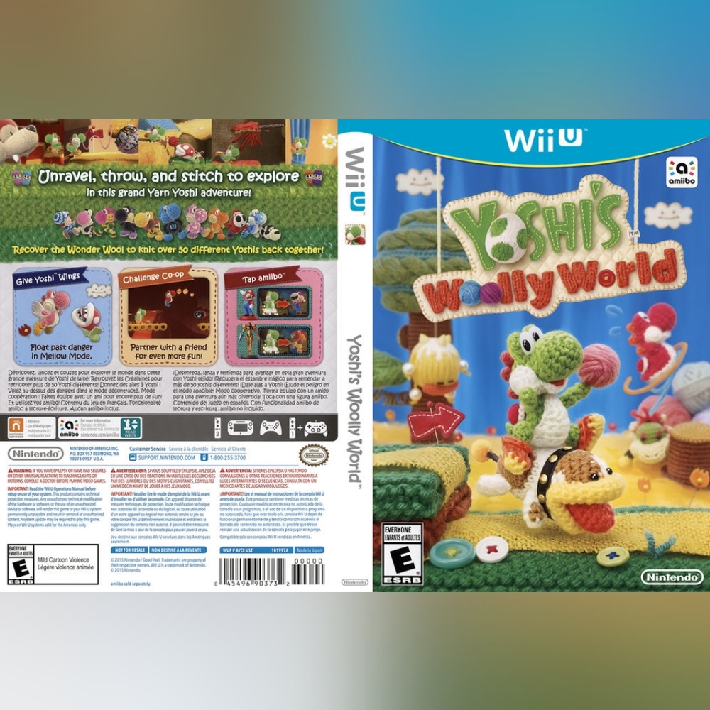 WiiU Yoshi's Woolly World